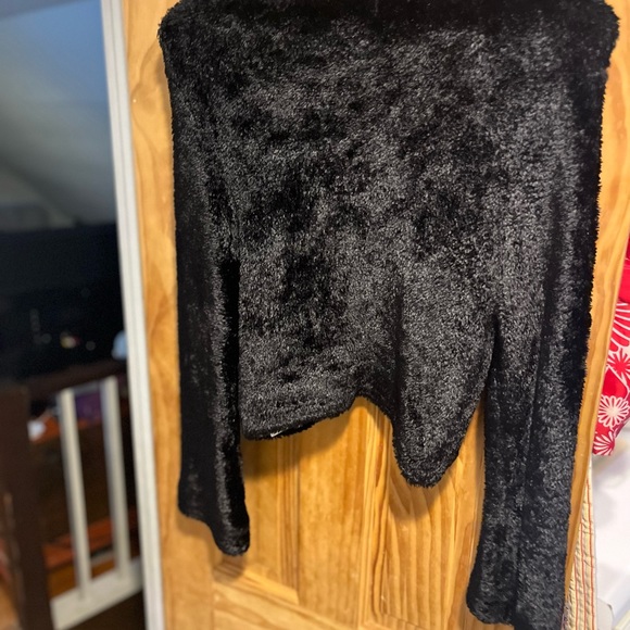 Nine West Boucle sweater size L in black - Picture 3 of 4